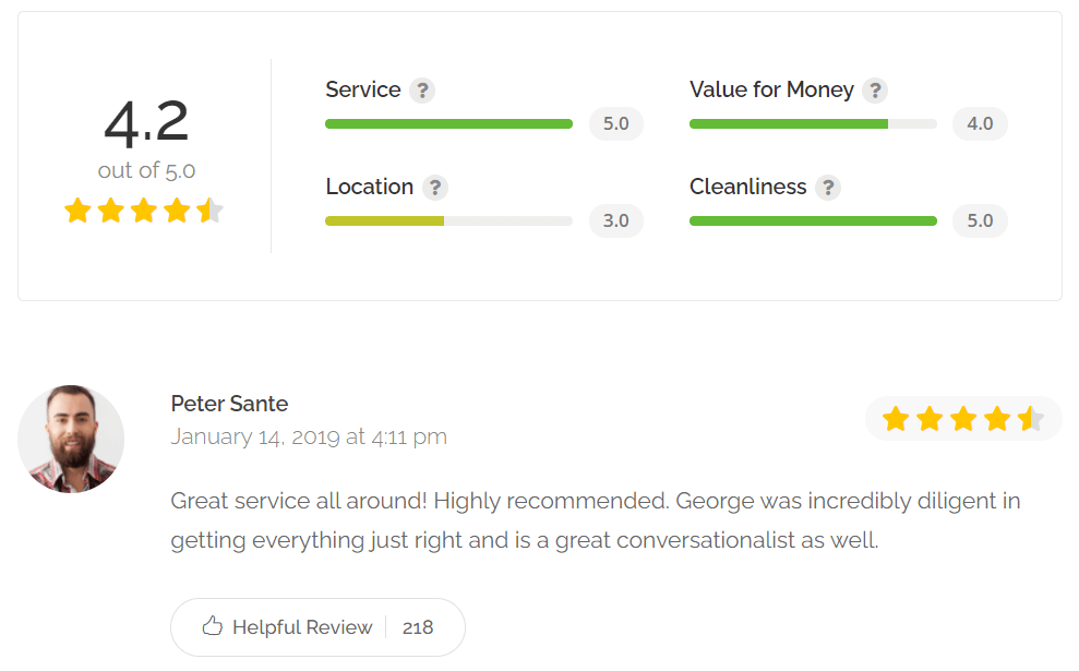A local family destination reviewed on Listeo